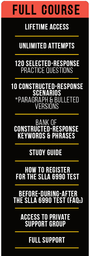 slla 6990 study guide